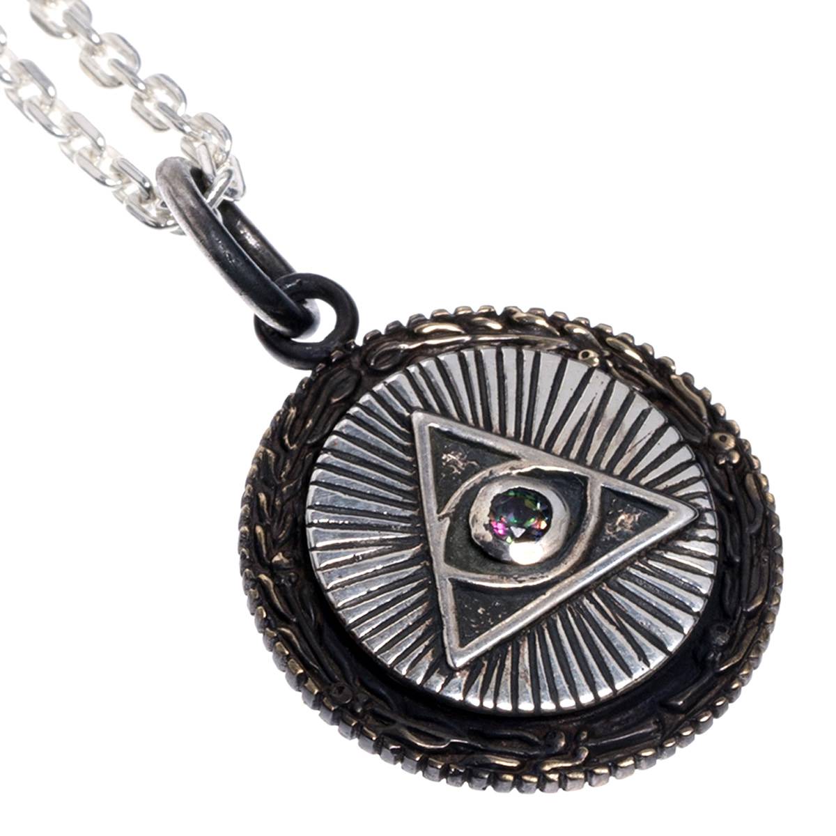 フリーメイソン　ペンダントトップ Amazon | フリーメイソン プロビデンスの目 シルバー ペンダント