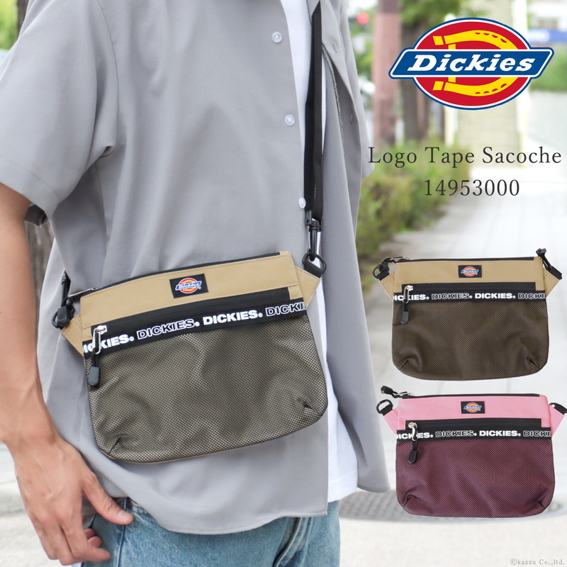 サコッシュ ショルダーバッグ Dickies Mlb おしゃれ お出かけ かっこいい かわいい アウトドア カジュアル コンパクト ショルダー シンプル ディッキーズ ブランド メンズ ユニセックス レディース ワンマイル 斜め掛け 旅行 薄マチ 軽い 軽量 送料無料 安心と