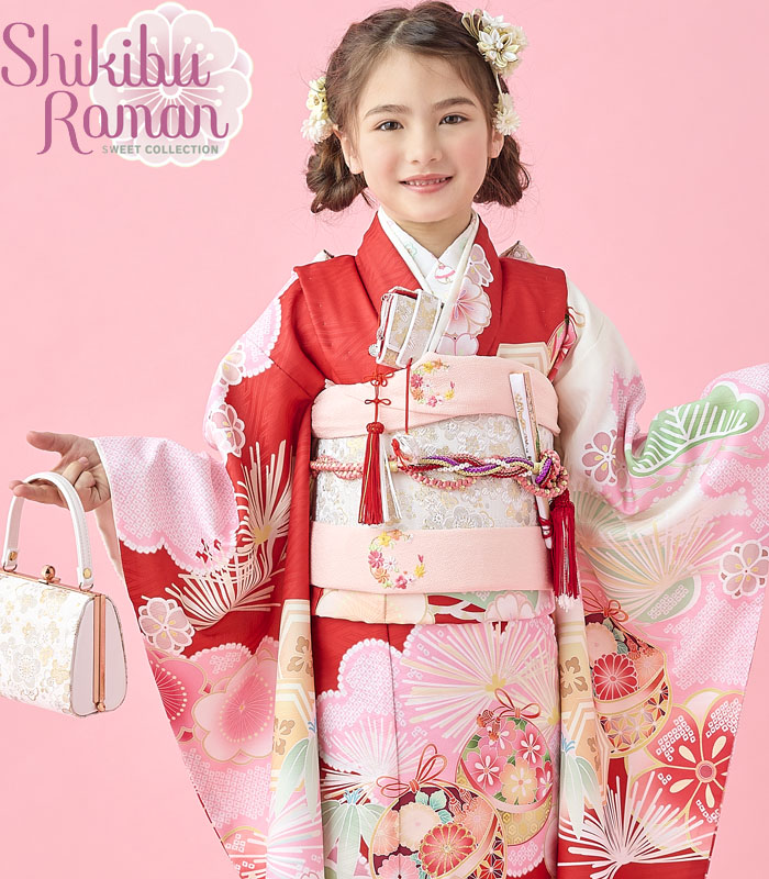 753 着物　女の子 楽天市場】七五三 753 着物 7歳 女の子 四つ身着物 単品 式部