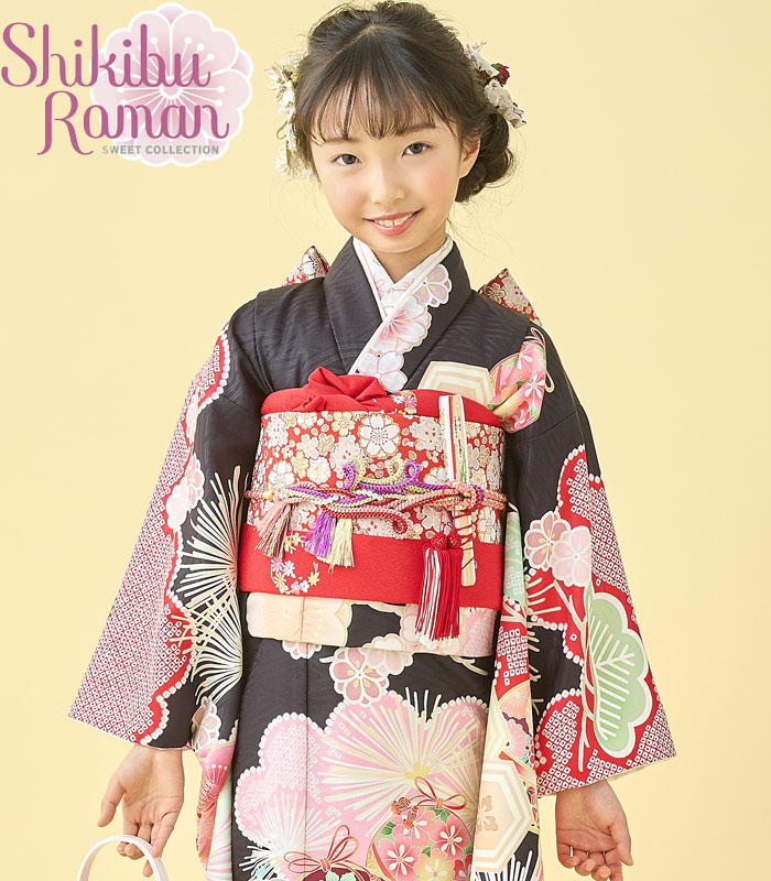 楽天市場】七五三 着物 7歳 女の子 着物フルセット 花わらべ