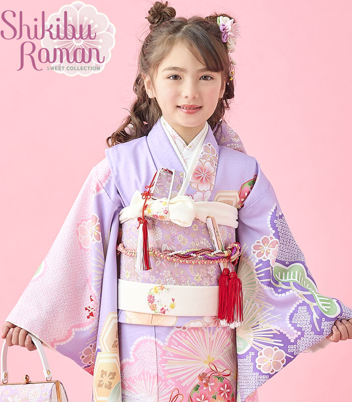 楽天市場】七五三 753 着物 7歳 女の子 四つ身着物 単品 式部浪漫