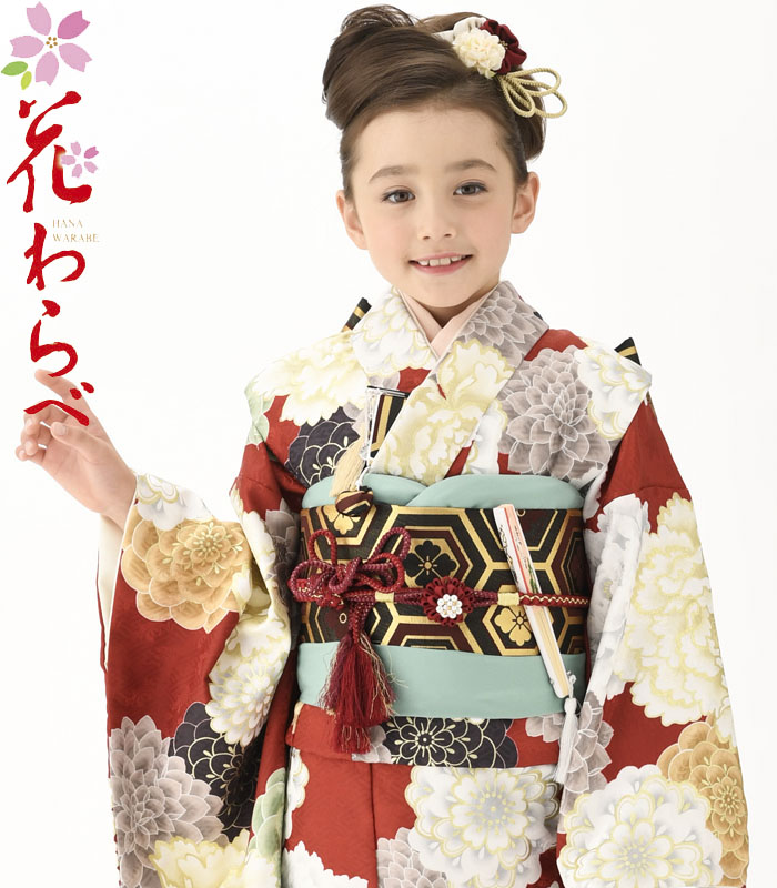 楽天市場】七五三 着物 7歳 女の子 着物フルセット 花わらべ
