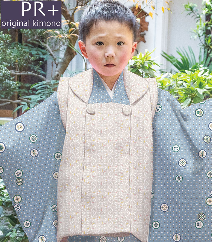 brown 七五三　被布　男の子 楽天市場】【七五三 着物 3歳 男の子】【正絹】【被布
