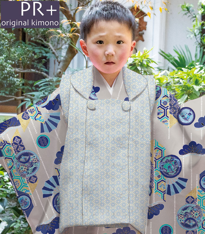 男の子3歳被布　七五三 楽天市場】七五三 753 着物 3歳 男の子 被布セット PR＋ ブランド