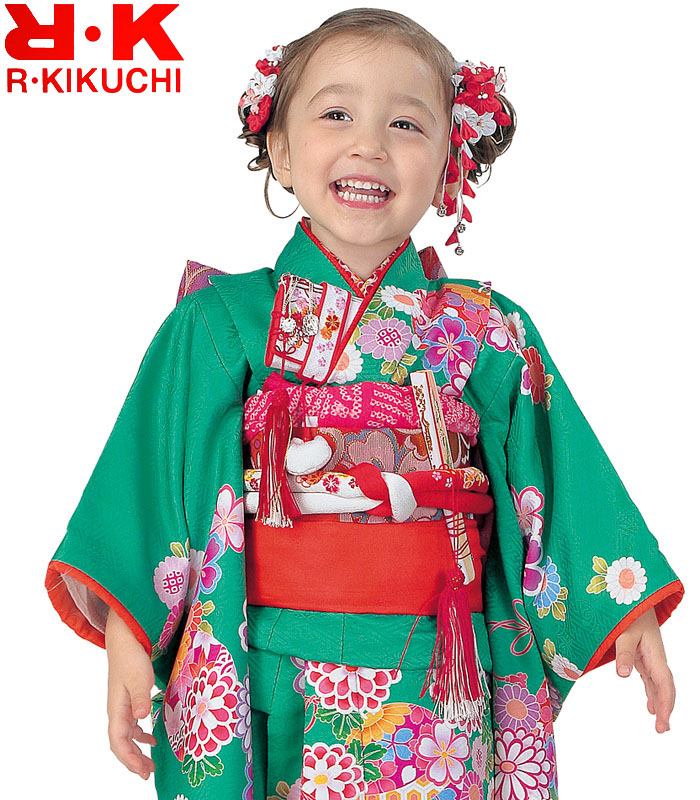 楽天市場 七五三 着物 3歳 女の子 着物フルセット Rk リョウコキクチ ブランド 1 年新作 販売 購入 Kidskimonoyuuka