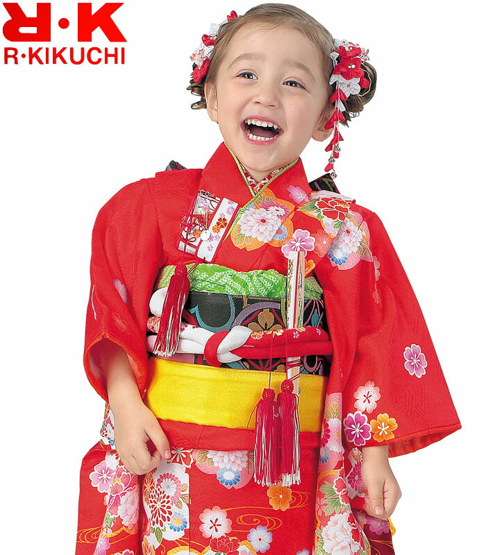 楽天市場】七五三 753 着物 3歳 女の子 被布セット RK リョウコキクチ