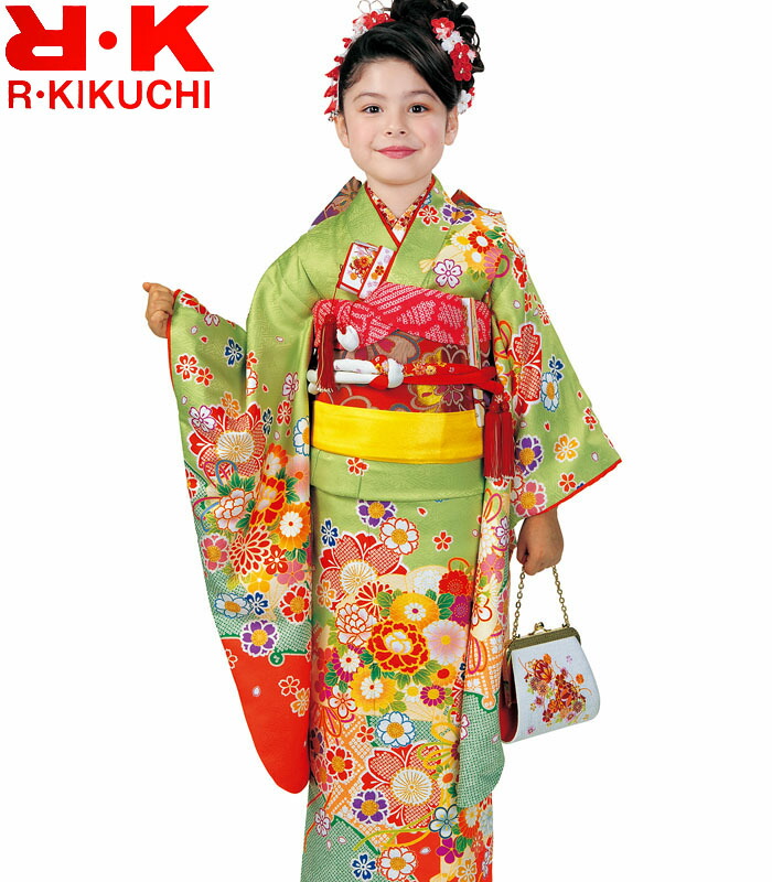 七五三 753 着物 7歳 女の子 四つ身着物 単品 RK リョウコキクチ ブランド 6 販売 購入