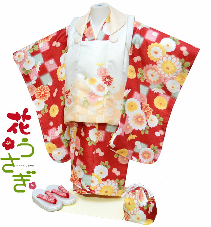 楽天市場】七五三 753 着物 3歳 女の子 被布セット RK リョウコ