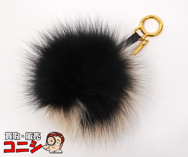 FENDI - ■美品■ FENDI フェンディ バッグバグズ モンスター ファー キーホルダー キーリング チャーム ベージュ系×マルチカラー FM3138 □美品□ FENDI フェンディ バッグバグズ モンスター ファー