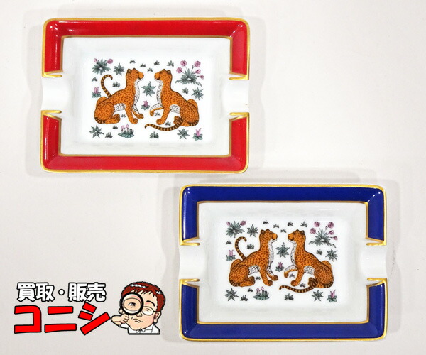 楽天市場】HERMES エルメス アッシュトレイ 灰皿 ヒョウ 豹 陶器