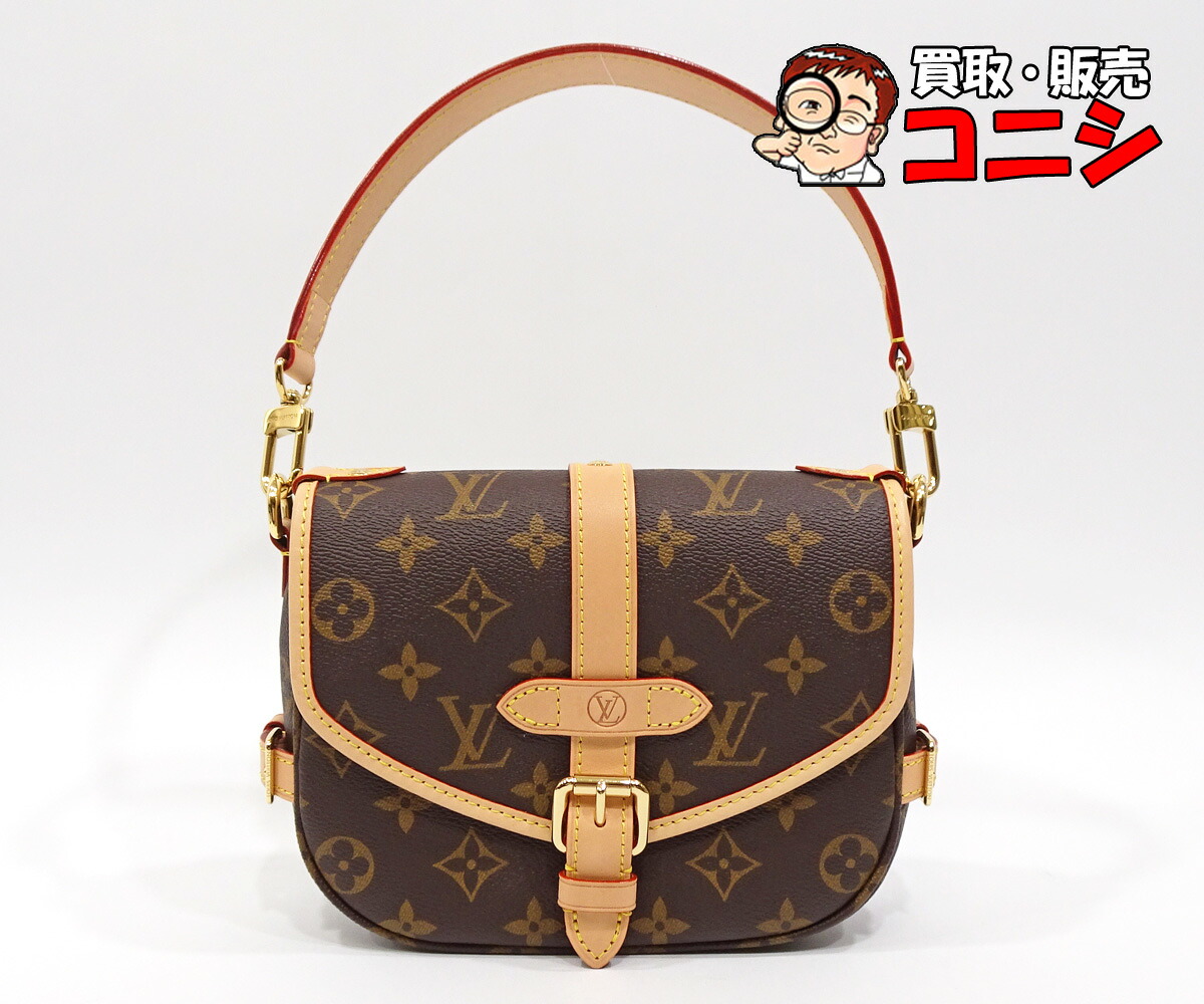 【質コニシ】【LouisVuitton/ルイヴィトン】ソミュールBB 2WAYハンドバッグ M46740 モノグラム レディース ストラップ 【送料込み】m0707y｜質ショップ　コニシ