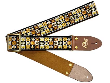 ギターストラップ Elara Straps Knoxville Harvest Gold Ultrasuede [送料無料!]