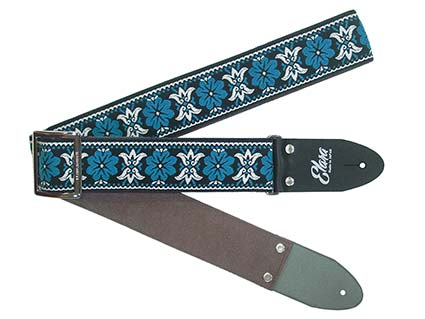 ギターストラップ Elara Straps Morning Glory Blue Ultrasuede [送料無料!]