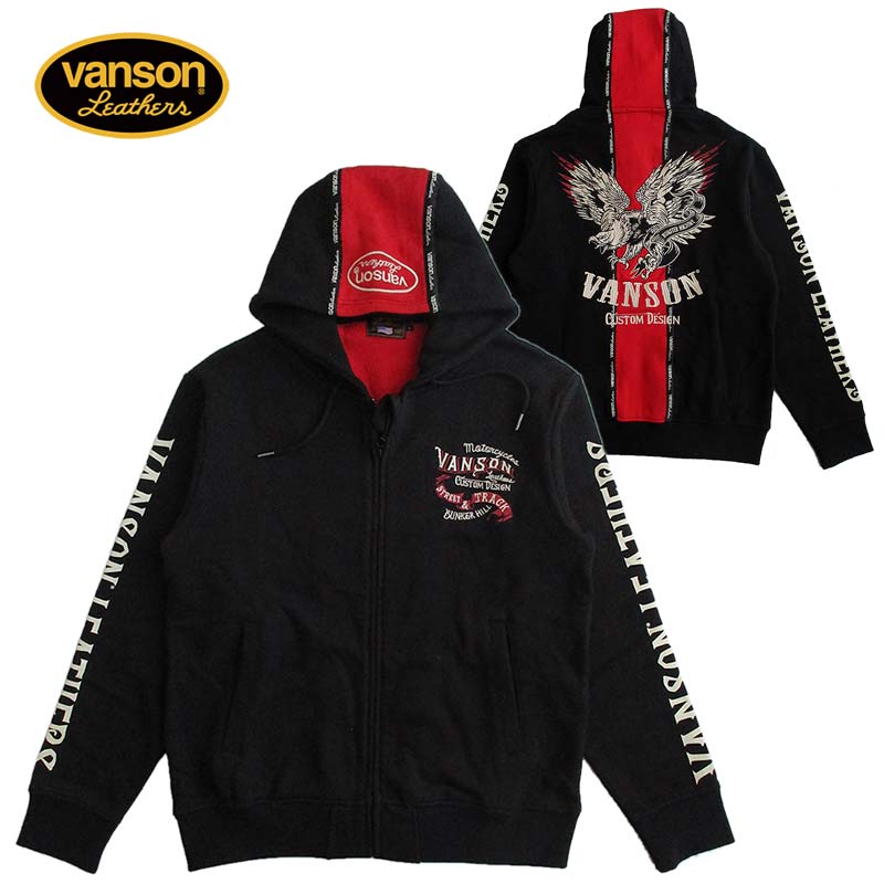 楽天市場】【VANSON（バンソン）】SKULL BONE FULL ZIP PARKA