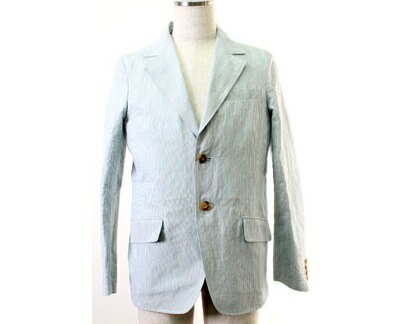 超人気の エイプ A Bathing Ape テーラードジャケット 白 水色 M 中古 全品送料無料 Azurpiscines68 Fr