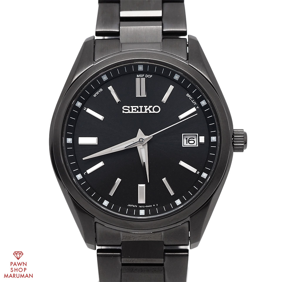 SEIKO ソーラー電波 7B24-0BJ0 SBTM233 ブラック 超美品 楽天市場】【ウォッチ】SEIKO セイコー スピリット デイト