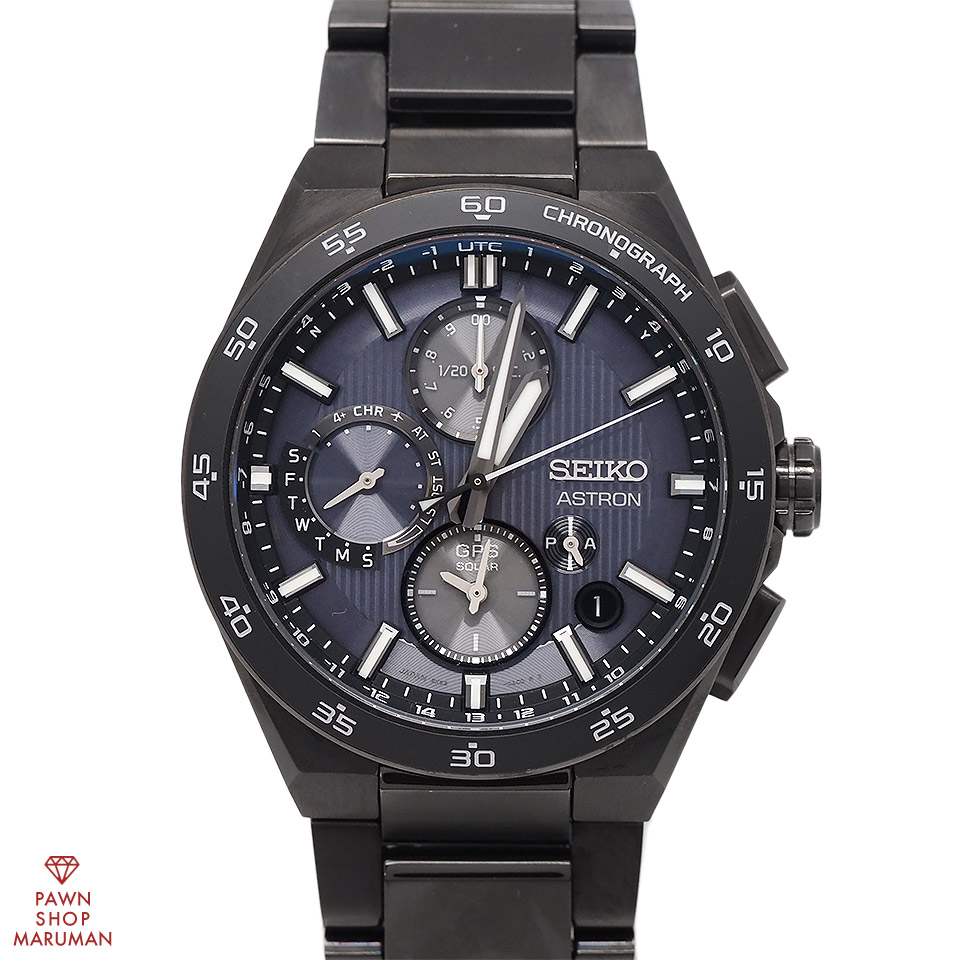 SEIKO セイコー アストロン ネクスター SBXC155 5X83-0AA0-1 GPS電磁波ソーラー チタン×陶芸 黒いこと【貨物輸送無料】【中古】【メンズ】【ウオッチ】【アナログ】【黒】 腕時計-メンズ腕時計