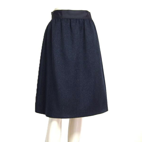 courreges スーツ クレージュ 水色 ノーカラー スカートスーツ 38 7days Life Styling セットアップ 「うすカル・洗える」シャドー