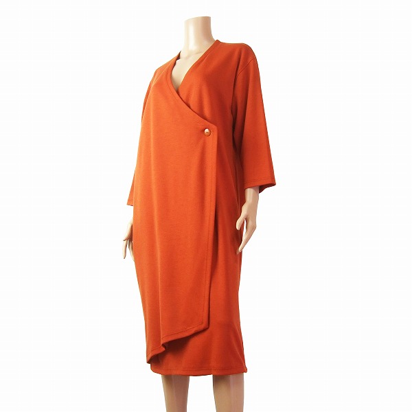 美品【中古】サルヴァトーレフェラガモ Salvatore Ferragamo 伊製 大人ワンピース 大きいサイズ 42号/13号 春夏秋 レディース|フルフルマーケット