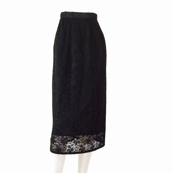 新品同様【中古】へっぽこ先生 黒&times;繊細レース 素敵スカート 小さいサイズ 7号 秋春 レディース ボトムス｜フルフルマーケット 8,640円