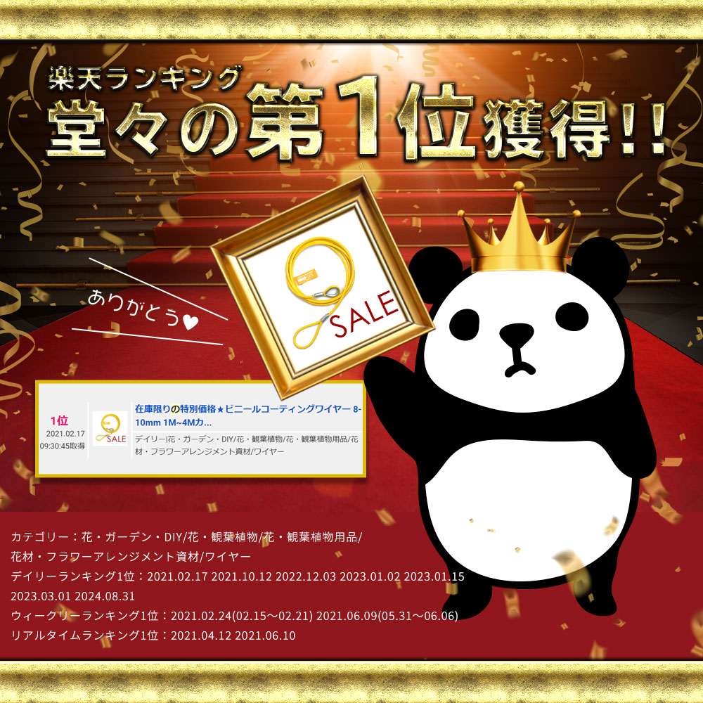 楽天ランキング1位
