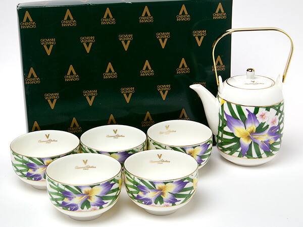 ジョバンニ ヴァレンチノ 土瓶茶器揃え valentino-03お茶のふじい・藤井茶舗|お茶のふじい