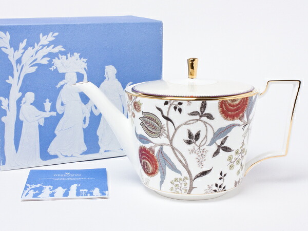 ウェッジウッド パシュミナ ティーポット wedg-73茶の葉のふじい・藤井茶舗