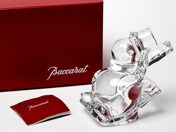 楽天市場】バカラクリスタル「スノーマン サンタクロース クリスマス