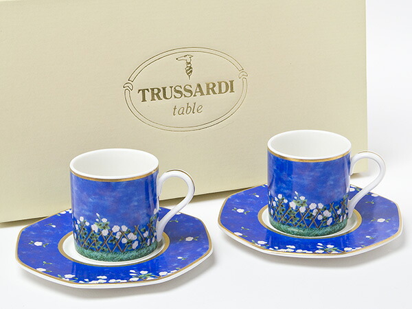 トラサルディ TRUSSARDI 有りの実珈琲優勝杯＆平円盤茶の葉のふじい・藤井茶舗