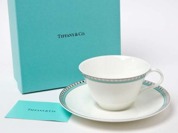 Tiffany & Co. - 新品 ティファニー プラチナブルーバンド ペア