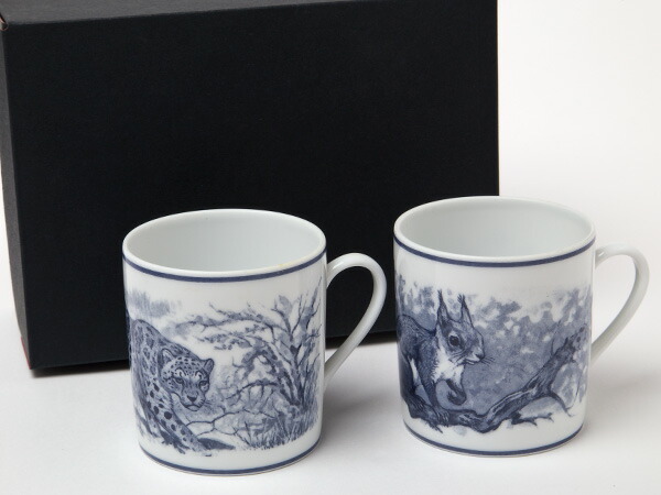 HERMES エルメス 意匠木鼠とヒョウ カップ茶の葉のふじい・藤井茶舗