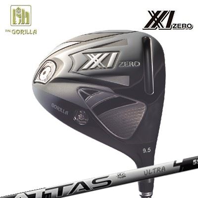 GORILLA GOLF XX1 ZERO DRIVER UST Mamiya ATTAS RX ULTRA BLACKゴリラゴルフ ダブルエックスワン ゼロ ドライバー USTマミヤ アッタス RX ウルトラブラック|オーエスゴルフ