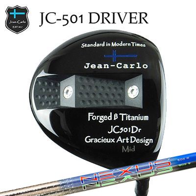 Jean-Calro JC501 DRIVER SteelFiber NEXUS BLUE/BLACKジャン カルロ JC501 １番ウッド スチール写真衣料繊維 ネクサス 青色/黒いこと