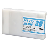 【純正空ボトル回収方式・リサイクルインク】エプソン ICLC39A ライトシアン, EPSON エプソン プロッター用 大判 プリンター 再生インク リサイクルインクカートリッジ 箱なし