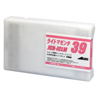 【純正空ボトル回収方式・リサイクルインク】エプソン ICLM39A ライトマゼンタ, EPSON エプソン プロッター用 大判 プリンター 再生インク リサイクルインクカートリッジ 箱なし