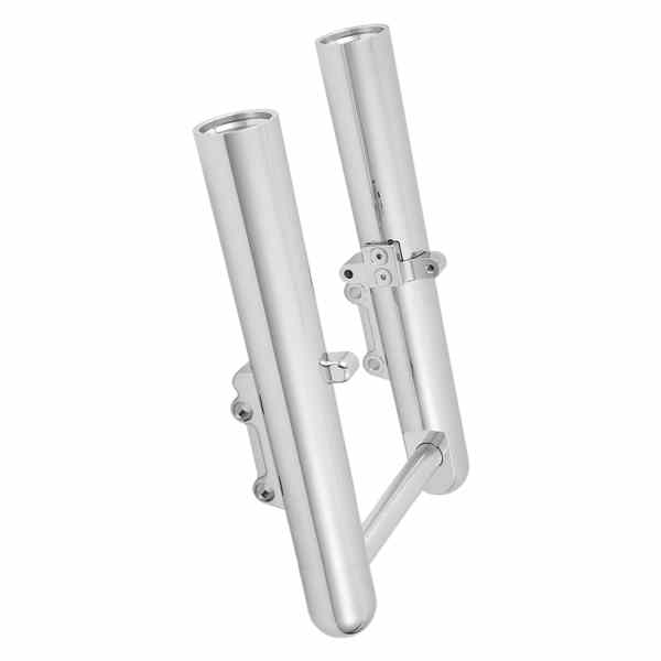 取寄せ フォークレッグ - クローム - スムース - デュアルディスク - 00-07 FLT アレンネス Fork Legs - Chrome - Smooth - Dual Disc - '00-'07 FLT 06-503 DRAG 04030031
