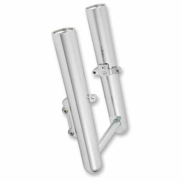 取寄せ フォークレッグ - クローム - ホットレッグ - カスタムシングルディスク - スムース アレンネス Fork Legs - Chrome - Hot Legs - Custom Single Disc - Smooth 40-501 DRAG 04030092