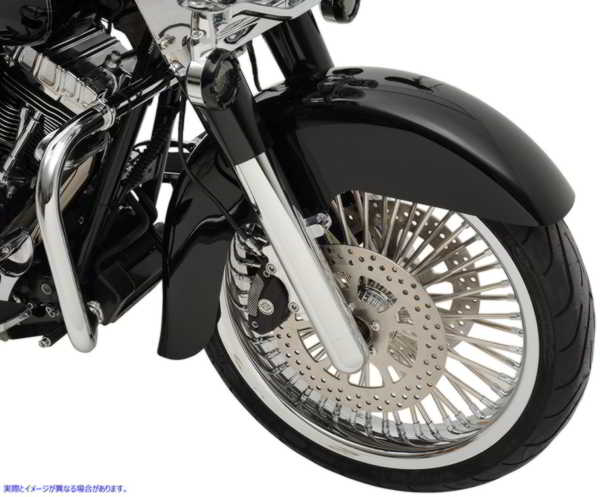 取寄せ フォークレッグ - クローム - スムース - デュアルディスク アレンネス Fork Legs - Chrome - Smooth - Dual Disc 40-503 DRAG 04030094|ハーレーパーツデポ