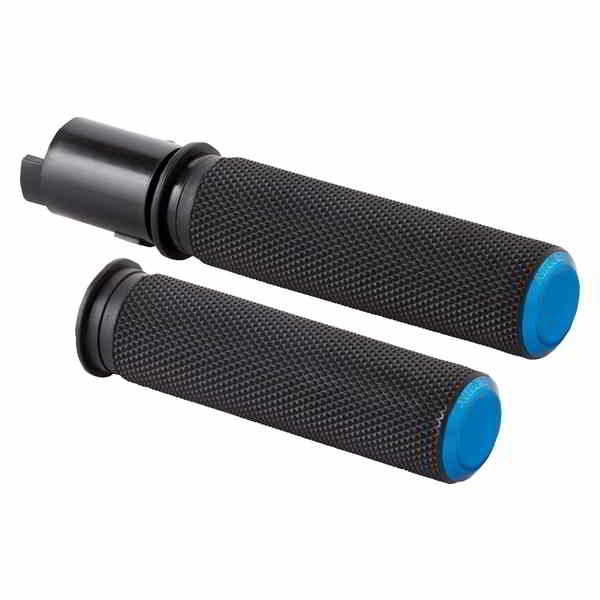 取寄せ ローレットグリップ - TBW - ブルー アレンネス Knurled Grips - TBW - Blue 500-053 DRAG 06303255