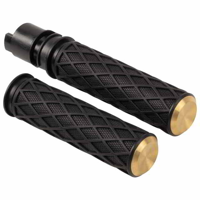取寄せ ダイヤモンドグリップ - TBW - 真鍮 アレンネス Diamond Grips - TBW - Brass 500-057 DRAG 06303386|ハーレーパーツデポ