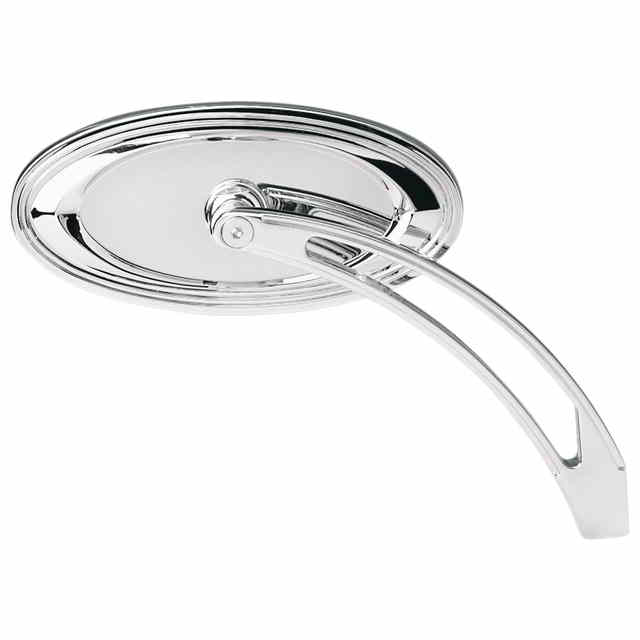 取寄せ ミラー - サイドビュー - 段付き - オーバル - クローム アレンネス Mirror - Side View - Stepped - Oval - Chrome 13-044 DRAG 06400028 7,675円