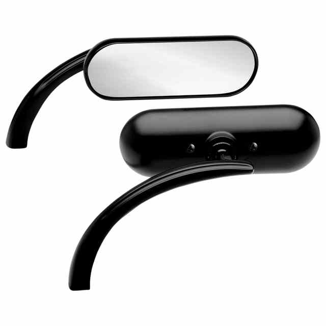 取寄せ ミラー - マイクロ - ミニ - サイドビュー - オーバル - ブラック - 左 アレンネス Mirror - Micro - Mini - Side View - Oval - Black - Left 13-412 DRAG 06400499