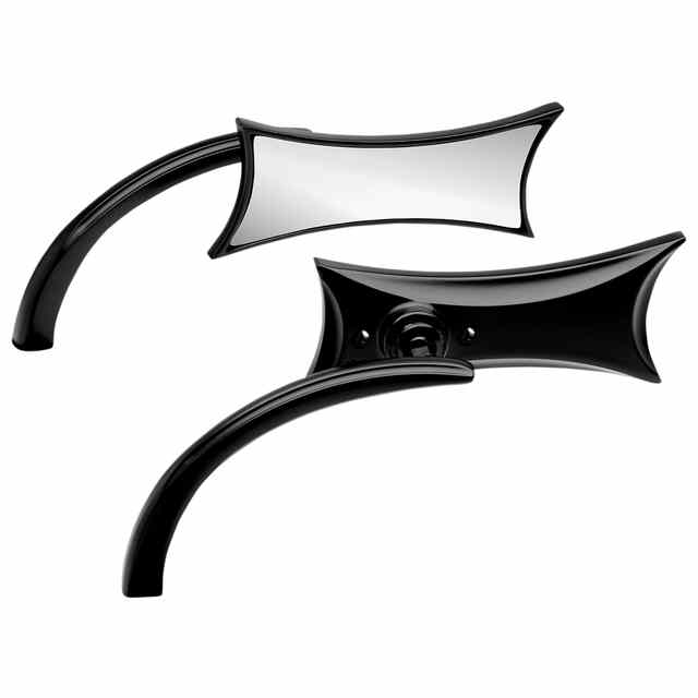 取寄せ ミラー - マイクロ - 4点 - 側面図 - 長方形 - 黒 - 右 アレンネス Mirror - Micro - Four-Point - Side View - Rectangle - Black - Right 13-419 DRAG 06400504