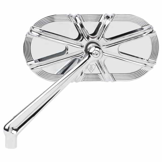 取寄せ ミラー - サイドビュー - ケージシリーズ/10ゲージ - クローム - 左 アレンネス Mirror - Side View - Caged Series/10 Gauge - Chrome - Left 13-161 DRAG 06401202|ハーレーパーツデポ