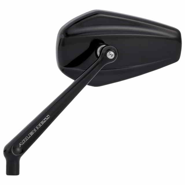 取寄せ ミラー - ミニ/ストッカー - 側面図 - 六角形 - 黒 - 左 アレンネス Mirror - Mini/Stocker - Side View - Hexagon - Black - Left 13-156 DRAG 06401392｜ハーレーパーツデポ