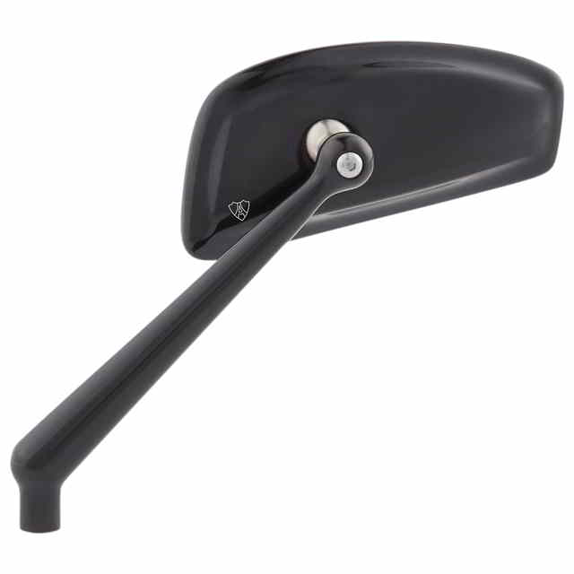 取寄せ ミラー - ティアドロップ - サイドビュー - ティアドロップ - ブラック - 左 アレンネス Mirror - Tearchop - Side View - Teardrop - Black - Left 510-004 DRAG 06401458
