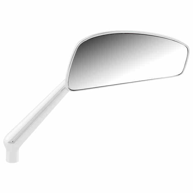 取寄せ ミラー - ティアドロップ - サイドビュー - ティアドロップ - クローム - 右 アレンネス Mirror - Tearchop - Side View - Teardrop - Chrome - Right 510-007 DRAG 06401461｜ハーレーパーツデポ