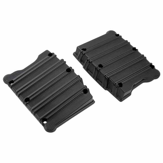 取寄せ ロッカーボックスカバー - 10ゲージ - ブラック アレンネス Rocker Box Covers - 10 Gauge - Black 18-256 DRAG 09401909