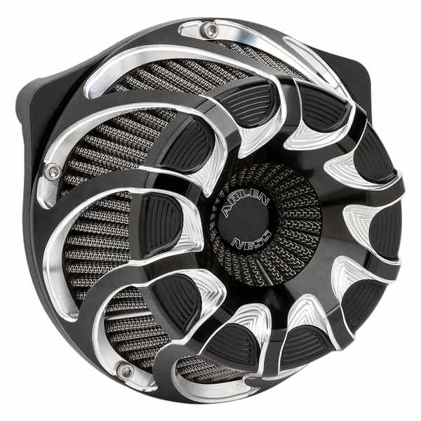 取寄せ 倒立シリーズエアクリーナーキット - ブラック アレンネス Inverted Series Air Cleaner Kit - Black 18-981 DRAG 10102446｜ハーレーパーツデポ