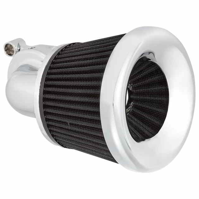 取寄せ Velocity 90° エアクリーナーキット - クローム アレンネス Velocity 90° Air Cleaner Kit - Chrome 600-029 DRAG 10102717|ハーレーパーツデポ
